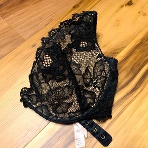 Victoria Secret- black lace push-up